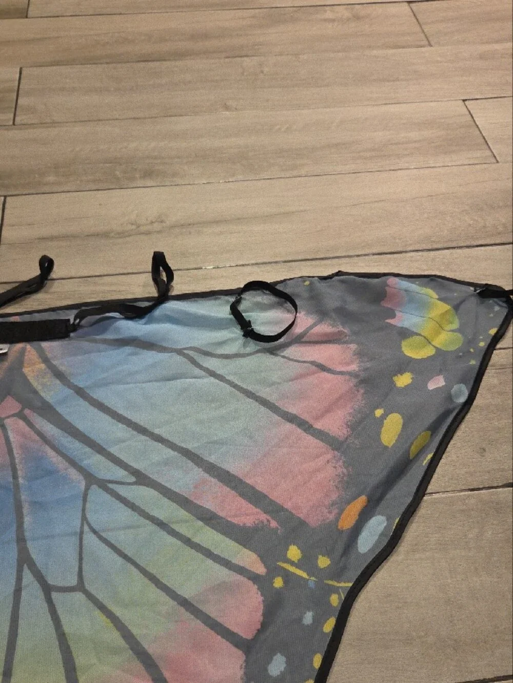 Multicolor Butterfly Wing Shawl Costume